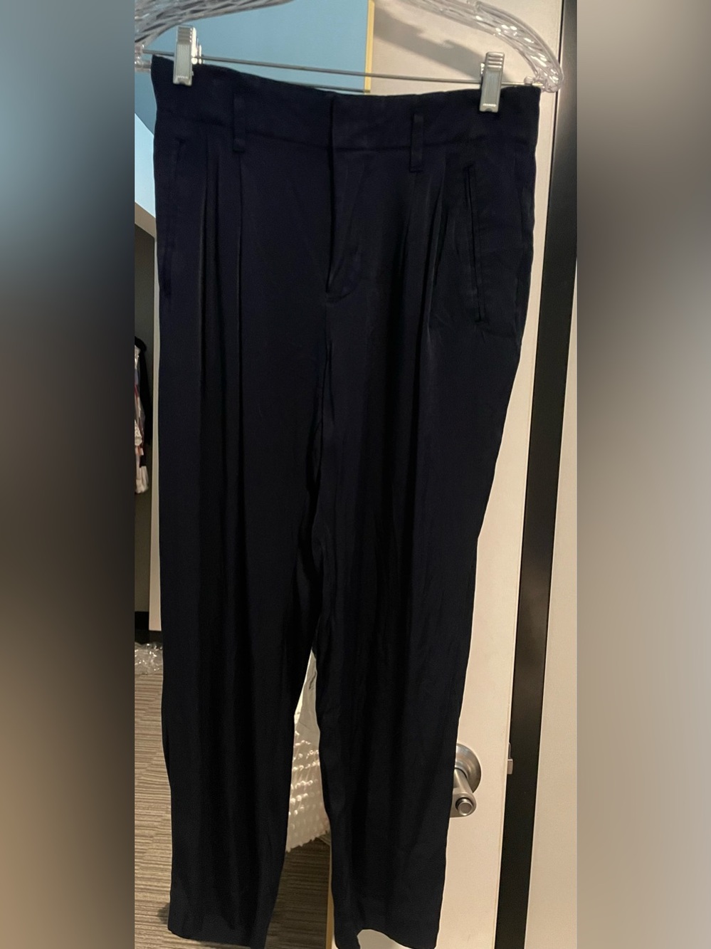 Gap Women’s Navy Satin Dress Pants